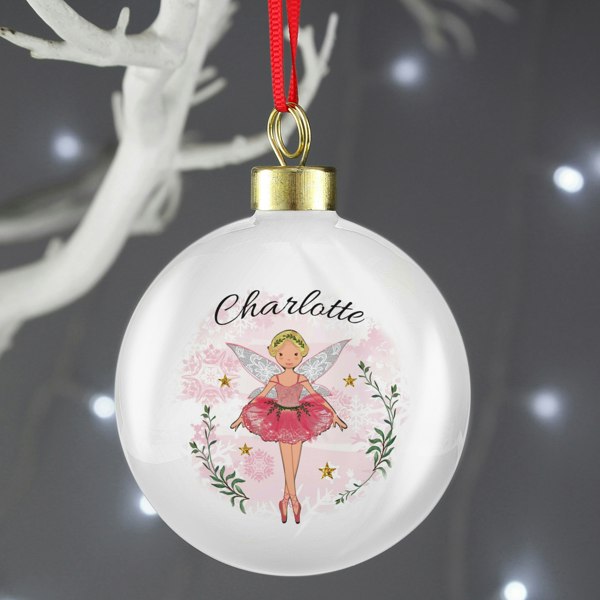Personalised Memento Company Personalised Sugar Plum Fairy Bauble