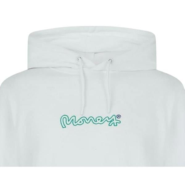 Money Mens Signature Relaxed Fit Hoodie - White - 