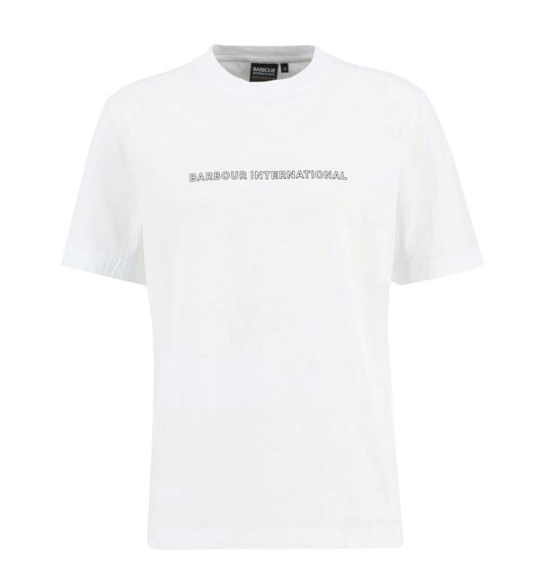 Barbour International Outline T-Shirt White