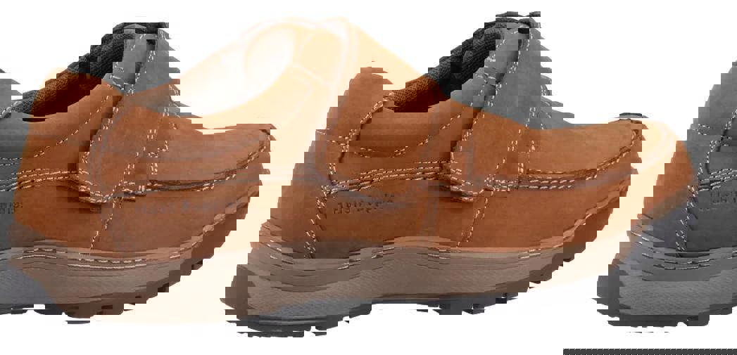 Hush Puppies Casper Mens Touch Fasten Slip On Smart Leather Shoes