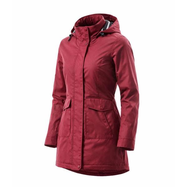 Cerise Arctic Storm Heidi waterproof jacket for ladies with full hood