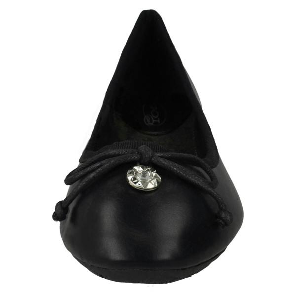 Spot On Ladies Spot On Flat Ballerina Shoes