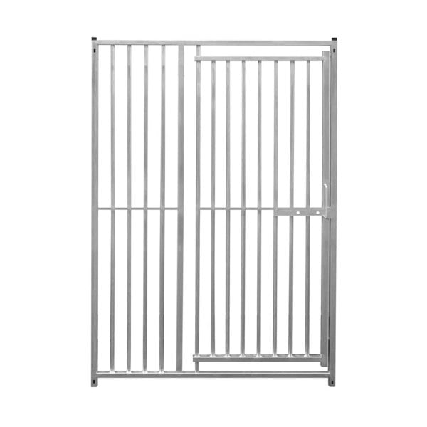 Monstershop 1.5m Dog Run Panel With Door – 8cm Bar Spacing