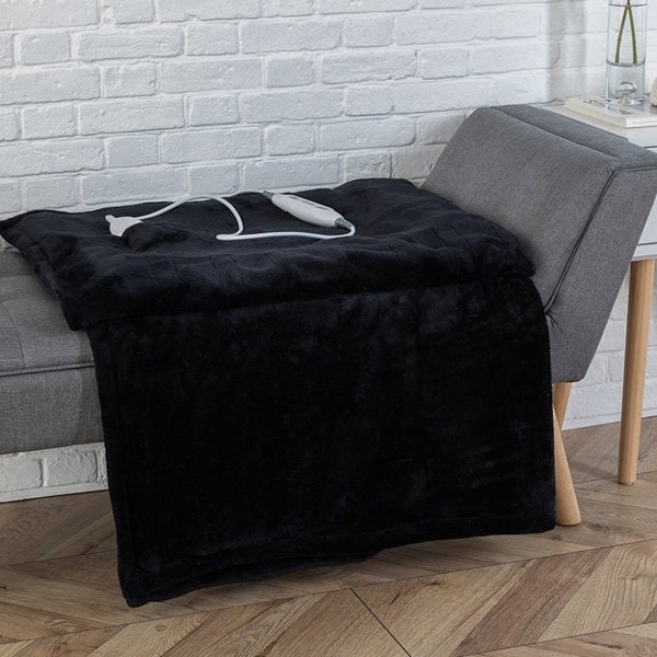 Snug City Electric Heated Over Blanket Throw 6 Heat Settings Machine Washable Soft Touch