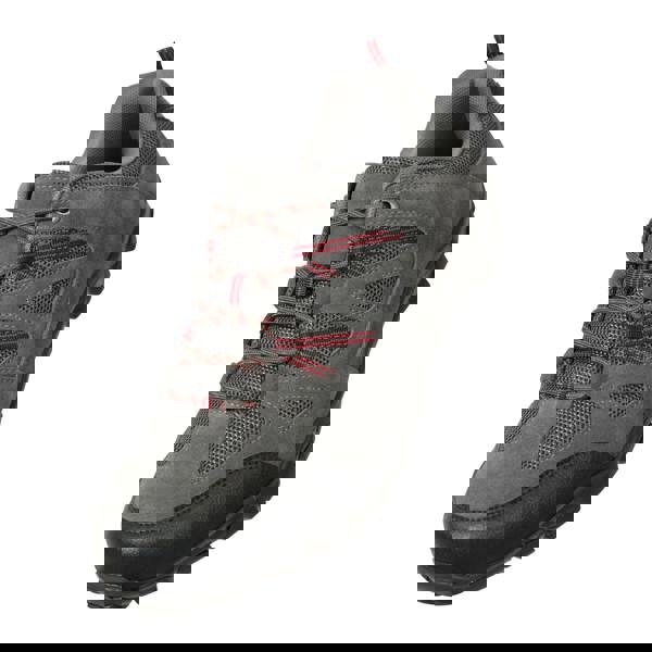 Mountain Warehouse Mens Outdoor III Suede Walking Shoes - Dark Grey - 