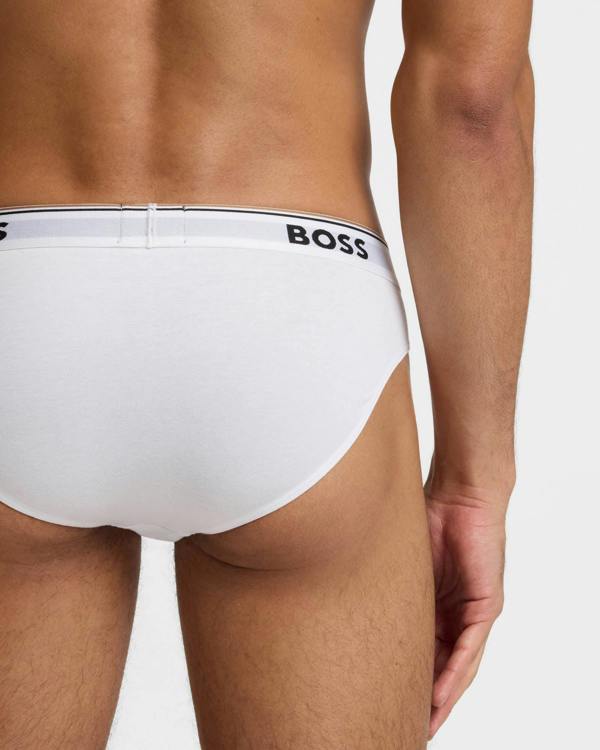 BOSS Orange 3 Pack Mens Power Briefs - Assorted Pre 999 - CHO - Designer Mens Underwear