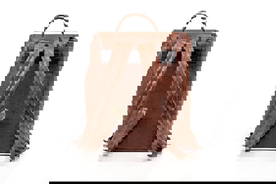 Leather Backpack Tobacco Laurel Canyon Collection