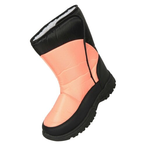 Mountain Warehouse Kids Caribou Adaptive Striped Snow Boots - Pink
