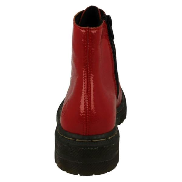 Rieker Ladies Rieker Lace Up Detailed Ankle Boots 78240