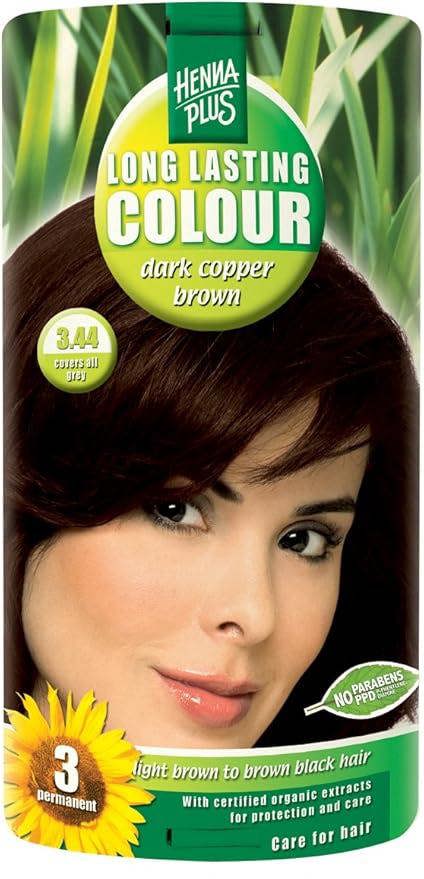 HENNAPLUS Long Lasting Colour Dark Copper Brown 3.44