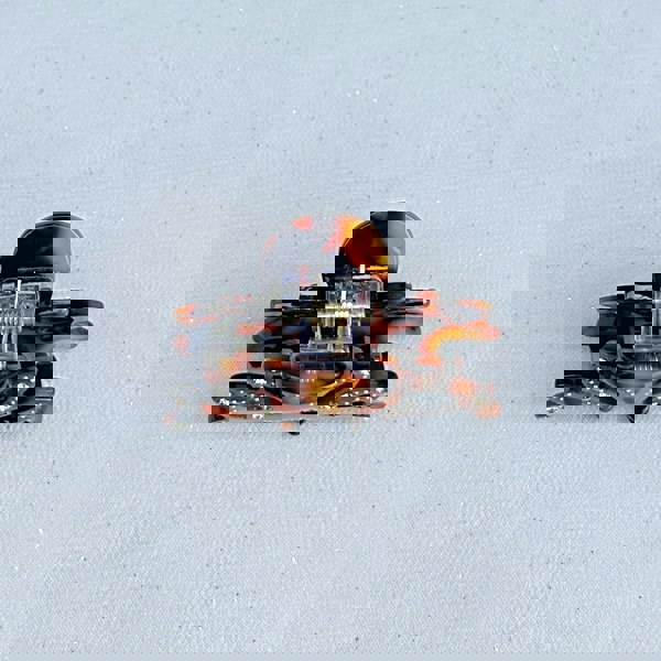 Small Hair Claw Tortoiseshell Hair Clip with Jewels Top