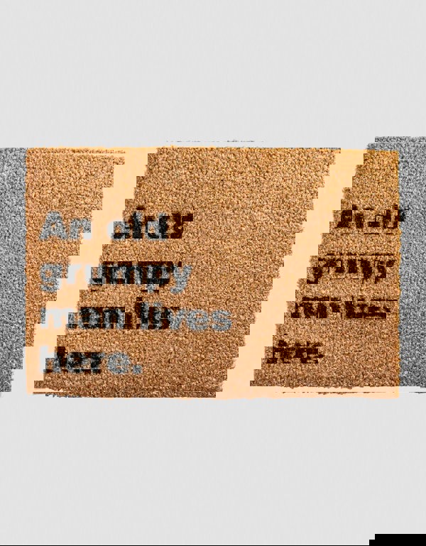 Grumpy Man Lives Here Doormat