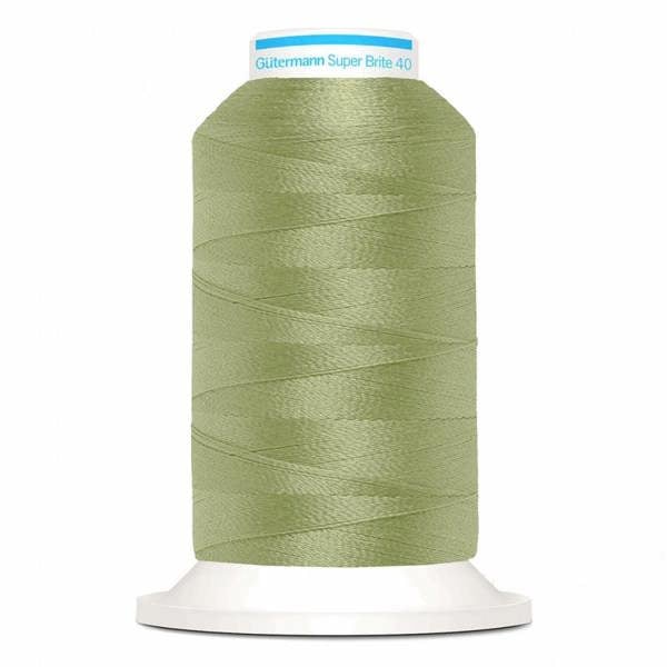 Gutermann Super Brite Polyester 40 Embroidery Thread 1000m Polyester Thread Suitable For Embroidery