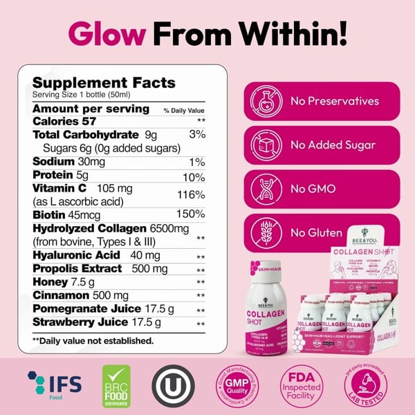 BEE&YOU Collagen Propolis Shot x12