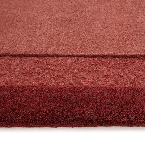 Origins Stacked Border Wine Red