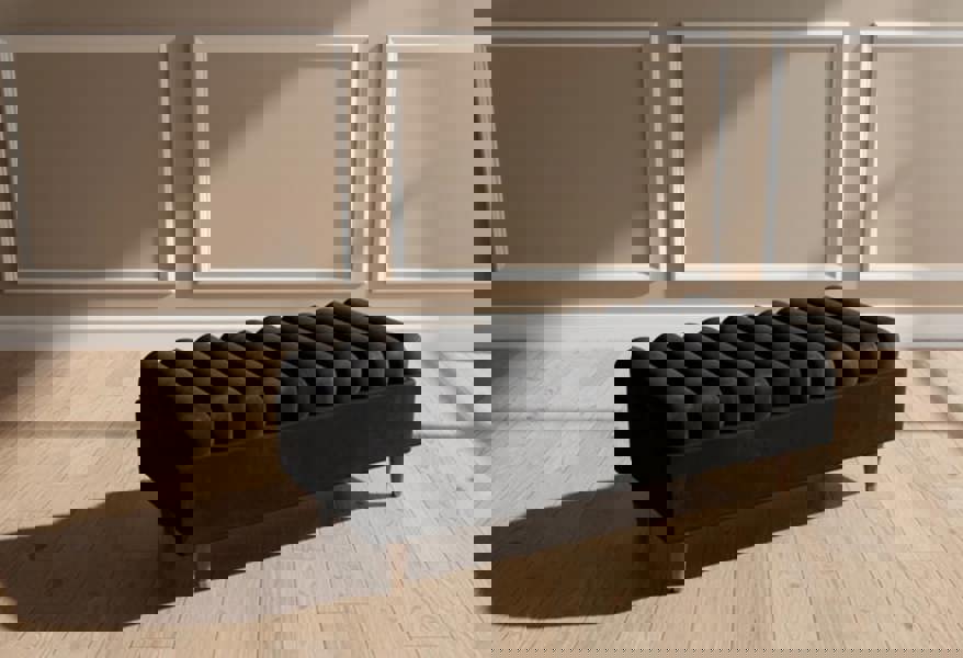 ISTOOLS Romo Panel Ottoman Bench Seat – Stylish Coffee Table & Comfortable Seating for Living Rooms UK