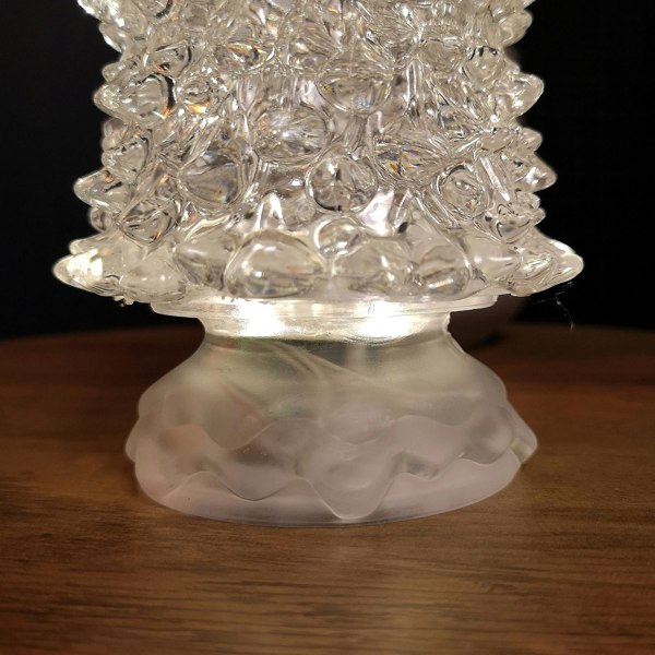Samuel Alexander 30cm Dual Power LED Water Spinner Christmas Tree With Warm White LEDs