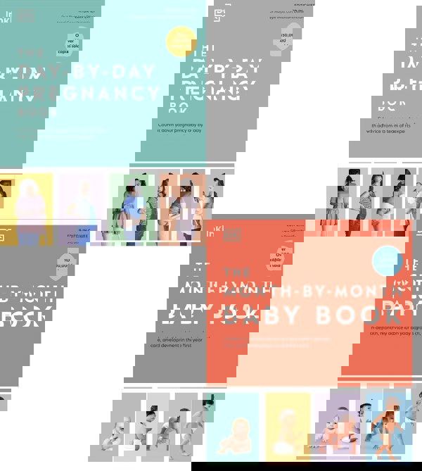 The Day-by-Day Pregnancy Book, The Month-by-Month Baby Book 2 Books Collection Set