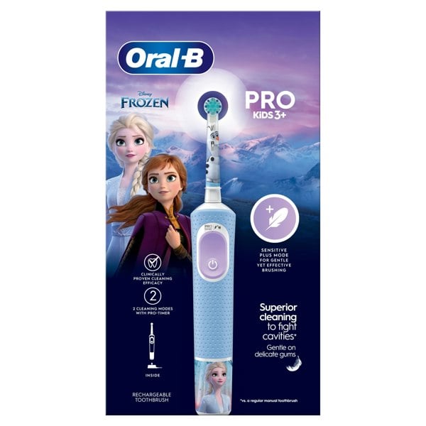 Oral-B Pro Kids Frozen Electric Toothbrush Designed By Braun - Blue