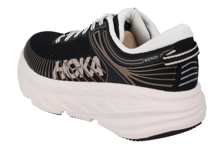 Hoka One Bondi 7 Womens Running Trainers 1110519 Shoes  BCKRS