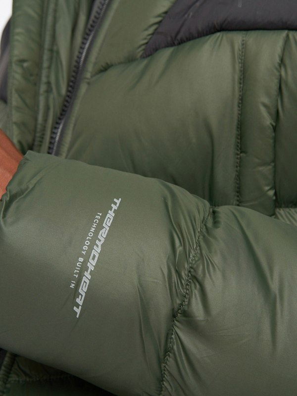 Duck and Cover Raymax Padded Jacket Dark Olive