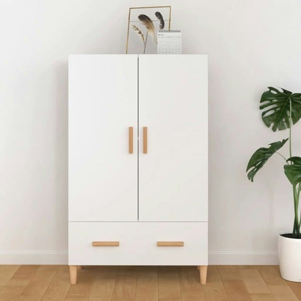 Berkfield Highboard White 70x31x115 cm Engineered Wood