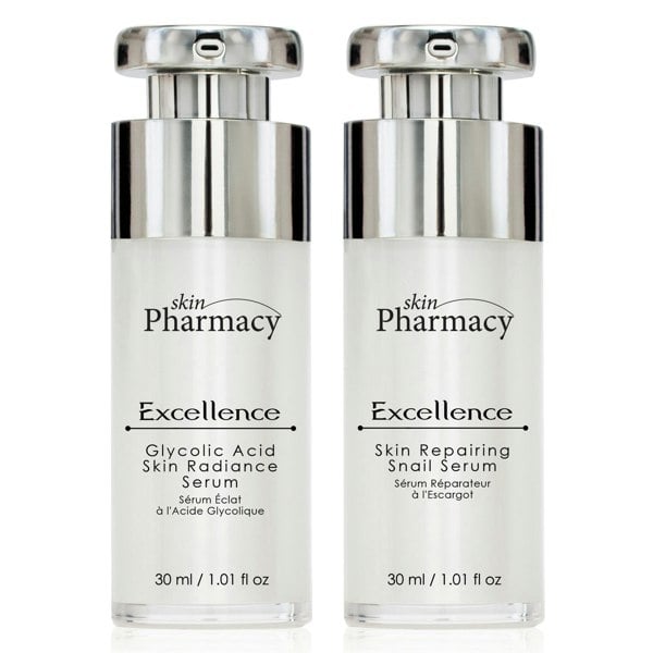 skinPharmacy Anti-Ageing Excellence Glycolic Acid Serum & Skin Repairing Snail Serum Set
