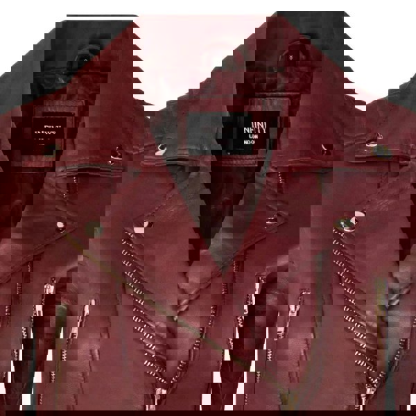 Infinity Leather Women's Real Leather Short Cropped Length Biker Jacket