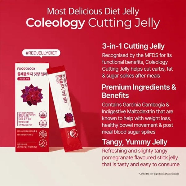 FOODOLOGY Coleology Cutting Jelly 25g x 10 sticks