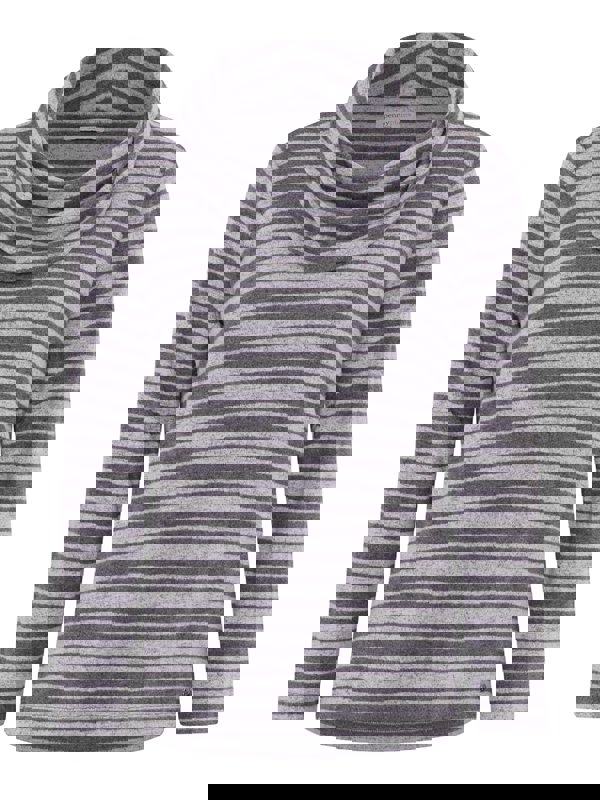 PennyPlain Supersoft Cowl Neck Top - Lilac