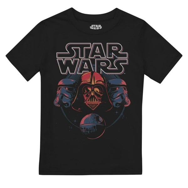 Star Wars Boys Death Star T-Shirt - Black