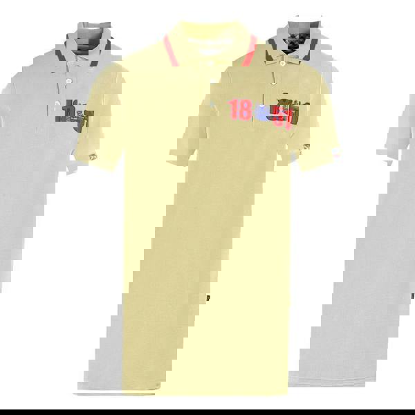 Aquascutum Mens London 1851 Polo Shirt - Light Yellow