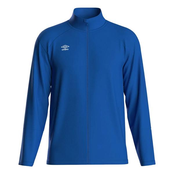 Umbro Mens Total Training Knitted Track Jacket - Royal Blue/White - 