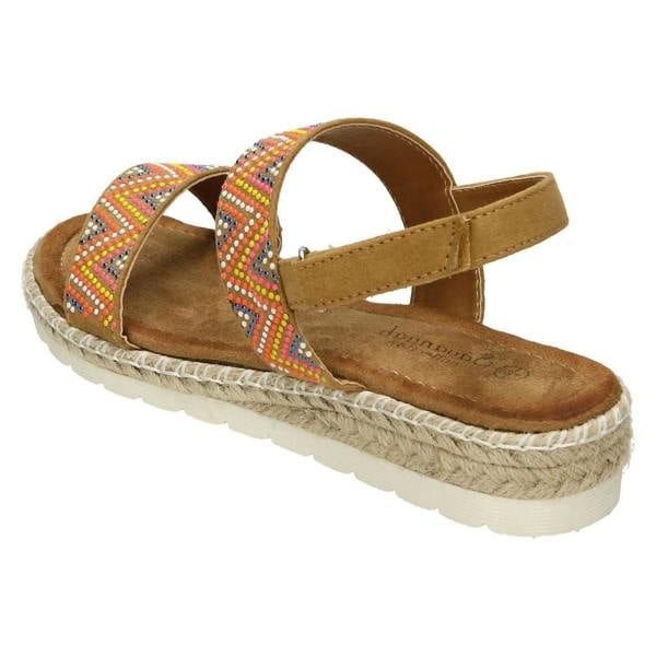 Savannah Ladies Savannah Coloured Studded Sandals