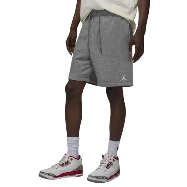 Nike Mens Air Jordan Fleece Sweat Shorts - Carbon/White - 