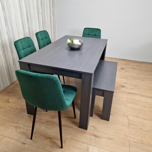 Kosy Koala Dining Table Set with 4 Chairs and a Bench Dining Room and Kitchen table set of 4
