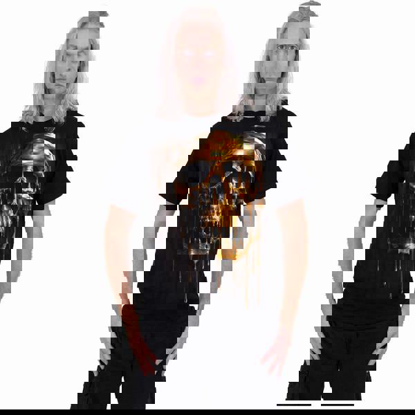 Spiral Direct DRIPPING GOLD - T-Shirt Black