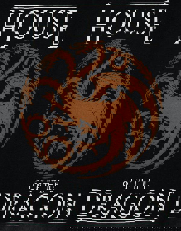 Game of Thrones Mens Black Logo Short Sleeved T-Shirt