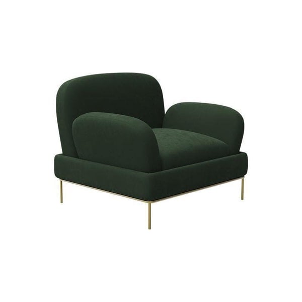 Ernest Armchair, Velvet-Weilai Concept-Green-Weilai Concept