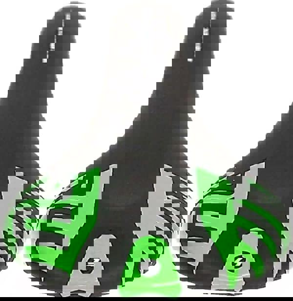 Awe Steel Rail Adult Foam Bike/Bicycle MTB Saddle Mens/Womens Green/Black