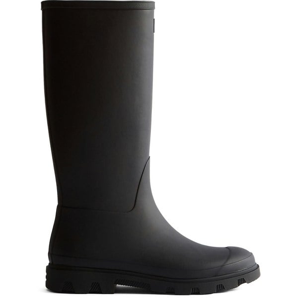 Hunter Downpour Tall Boot Rubber Men's Wellington Boots - Black