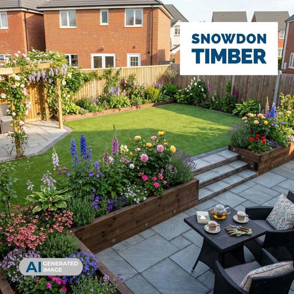Snowdon Timber Treated Brown Sleeper (T) 100mm (W) 200mm (L) 1.8m