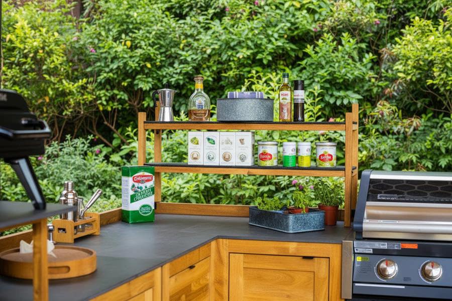 Ocean Designs Barletta Teak Outdoor Kitchen Set 2