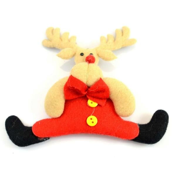 3 Handmade Multicolour Novelty Christmas Tree Hanging Decorations for Festive Home Display image 5