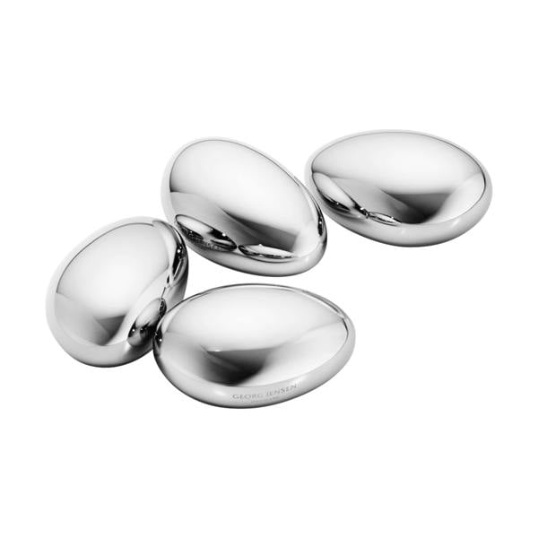 Georg Jensen Sky Stainless Steel Ice Cubes Set of 4 - 10014942