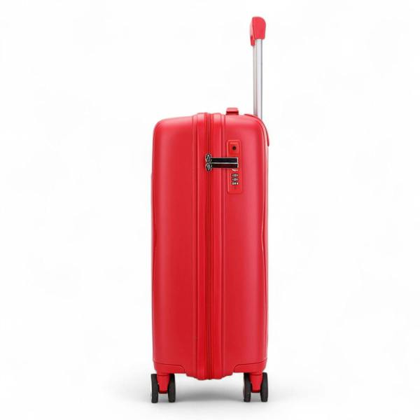 Infinity Luggage Robust Hard Shell Cabin Suitcase 37.5 x 20.5 x 55 cm TSA Luggage Suitable for Easyjet, Ryanair, Wizzair