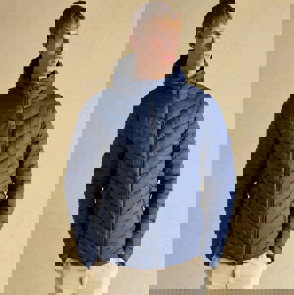 Joules Garrett Blue Showerproof Padded Jacket