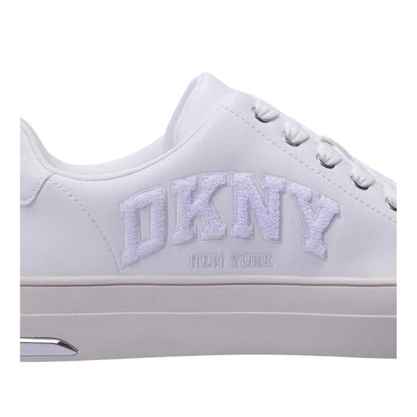 DKNY Womens/Ladies New York Lace Up Trainers - White - 