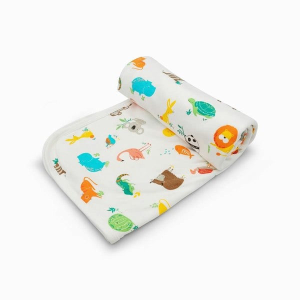 Animal Baby Blanket Baby Blanket - Happy Linen Company