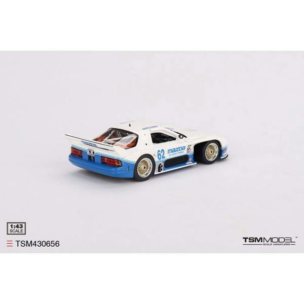 MCSlots Mazda RX-7 GTO #62 Mazda Motorsports 1991 IMSA Road America 2nd Place 1:43 Scale TSM430656